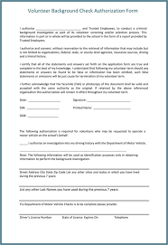 Sample forms for authorized drivers : Background Check Sample Authorization Form For Employment Letter Hudsonradc