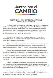 Toda la actualidad sobre cuba sin fanatismos, con argumentos, basada en la experiencia real próxima a la vida de millones de cubanos, de. Hay Que Defender La Normalidad Juntos Por El Cambio Rechazo La Aplicacion De Nuevas Restricciones Ante La Suba De Contagios Tn