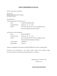 Yang bertanda tangan di bawah ini : Surat Kuasa Waris Pembatalan Haji