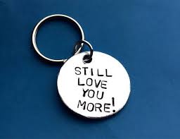 Love You More Keychain Pendant Jewelry Hand Stamped Mens Etsy Boyfriend Gifts Hand Stamped Gift Gifts For Your Boyfriend