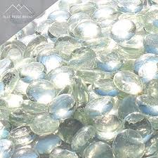A fire pit or fireplace can add something extra to someone's home. Fire Pit Glass Crystal Clear Reflective Fire Glass Beads 3 4 Reflective Fire Pit Glass Rocks Blue Ridge Brand Reflective Glass Beads For Fireplace And Landscaping 3 5 10 20 50 Pounds Walmart Com Walmart Com