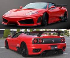 Auto Veloce Super Veloce Racing Full Aero Body Kit Frp With Carbon Fiber For Ferrari F360 Modena Cool Sports Cars Body Kit Sports Car
