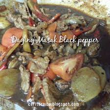 Resepi daging masak black pepper. Resepi Daging Masak Blackpepper Ceritera Ibu