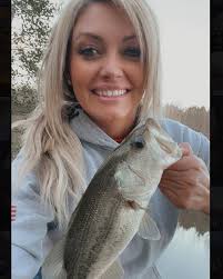 Here's Jessica Small with a nice bass caught from a pond in Randolph  County, NC!