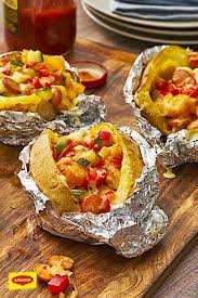Klassische Gefullte Ofenkartoffel Rezept Rezepte Gefullten Ofenkartoffeln Grillgemuse Rezept