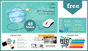 Graphs, charts, timelines, kpi's, maps and other alternative resources that can be very useful for your next meeting. Free Computers Powerpoint Template Design