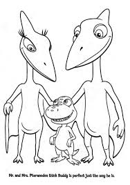 Dinosaurs coloring page with few details for kids : Free Printable Dinosaur Train Coloring Pages For Kids Dinosaur Coloring Pages Train Coloring Pages Dinosaur Coloring