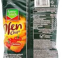 funny-frisch Oven Chips Paprika, Pack of 10 (10 x 125 g) : Amazon.de:  Grocery
