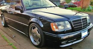 1994 Mercedes E320 Convertible Amg Just Feast Your Eyes On Those Large Monoblock Wheels Mercedes W124 Mercedes Benz Cars Mercedes Benz