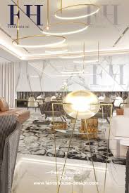 Modern Home Decor For Grand Staircase In Chic Gold Shades Get More Design Ideas Luxury House Interior Design Interior Design Dubai Top Interior Design Firms