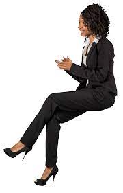 Cutout Woman Sitting People Cutout Render People People Png