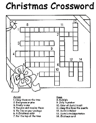 When we think of october holidays, most of us think of halloween. Christmas Crossword Coloring Page Crayola Com