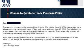 The united services automobile association usaa. Debit Card Only Usaa Ban Credit Card Crypto Purchases Bitrazzi