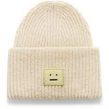 Acne Pansy S Hat Cream White Vetements Styles Mode Tuque