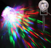 Waterproof Magical Spotlight Rotating RGB Led Projector Flame Light Festival