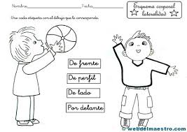 Los mejores dibujos para colorear e imprimir con los niños. Esquema Corporal Web Del Maestro