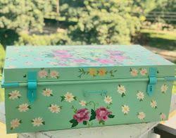 The most common painted metal trunk material is metal. Metal Trunks Guneev Pictures Trousseau Packers In Chandigarh Wedmegood