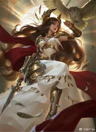 An original art print made by me! Athena Greek Mythology Art Mythology Art Character Art
