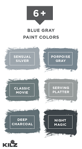 We Re Loving This Collection Of Gray Paint Colors With Blue Undertones From Kilz Complete Coat Pai Grey Paint Colors Paint Colors For Home Walmart Paint Colors