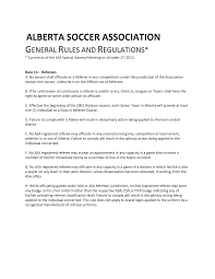 ALBERTA SOCCER ASSOCIATION