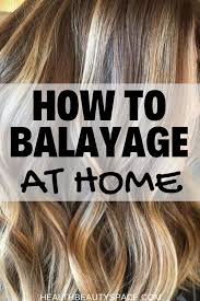 Learn How To Do A Wonderful Balayage Yourself At Home Balyage Hair Short Hair Balayage Ombre Hair At Home