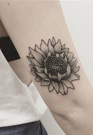 Black And Grey Sunflower Tattoo Awesome Black Gray Sunflower Tattoo C Tattoo Artist Samantha Sam Sunflower Tattoo Sleeve Sunflower Tattoos Sunflower Tattoo Thigh