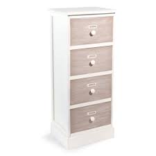 Casiers pin massif finition vernis naturel acrylique à positionner dans les étagères. Mueble Pequeno Con 4 Cajones De Madera Al 76 Cm Beaucourt Wooden Cabinets Drawers Cabinet