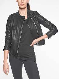 Athlete Leather Moto Jacket Athleisure Casual Ad Leather Moto Jacket Fashion How To Wear