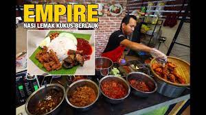 Nasi campur selera kampung jenis : Empire Nasi Lemak Kukus Berlauk Youtube