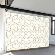 Shop for peel and stick wallpaper in wallpaper. Stimsone Hexagon Art Deco Paintable Peel And Stick Wallpaper Panel Review At En Lp Diamonds Net