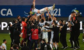 Con gol de ángel di maria a los 36 minutos del primer tiempo la selección argentina se consagró campeón de la copa américa tras 38 años. Sfktp3gaq M3hm