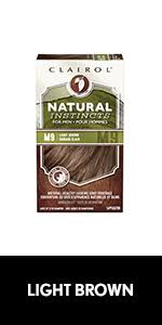 Clairol natural instincts hair color for men, m11 medium brown, 2 pack. Amazon Com Clairol Natural Instincts Semi Permanent Hair Dye For Men Light Brown Hair Color 3 Count Beauty