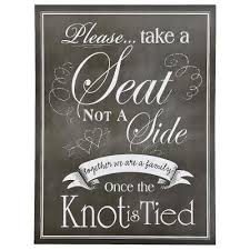 Wedding Seating Chart Sign 1 Piece S