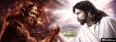 Jesus Christ Satan Fantasy Art Facebook Covers | Jesus, God, God jesus