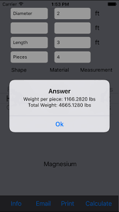 Metal Weight Calculator Lite On The App Store