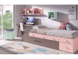 chambre pour fille avec lit gigogne et bureau glicerio so nuit chambre a coucher fille lit gigogne enfant lit gigogne