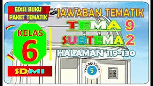 Pada setiap kunci jawaban yang admin bagikan dilengkapi juga rangkuman materi buku tematik siswa kelas 6 yang telah disusun secara berurutan. Kunci Jawaban Tematik Kelas 6 Tema 9 Subtema 2 Pembelajaran 5 Halaman 119 130 Youtube