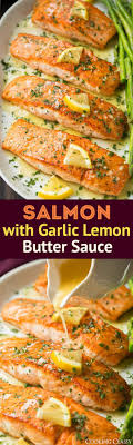 Skillet Seared Salmon With Garlic Lemon Butter Sauce Cooking Classy Salmon Recipes Seafood Recipes Salmon Dishes