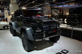 The g63 6x6 has portal axles boosting ground clearance over a traditional axle in an equivalent setup.1. Brabus B63s 700 6x6 Premiers Frankfurt Live
