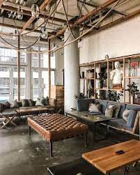 Loft Living Love This Modern Industrial Look Apartment Interior Design Loft Living Interior Design