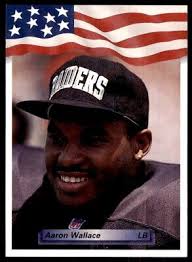 1992 All World Sports Aaron Wallace Football Cards #252
