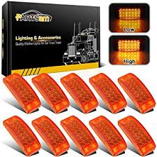 If you have any questions a quick look at how to add marker lights to your trailer. Amazon Com Partsam 10x 6 Rectangle Amber Led Side Marker And Clearance Trailer Lights 21led W Reflectors Waterproof Sealed Rectangular Led Trailer Lights Turn Signal And Parking Lights 3 Wires Surface Mount Automotive