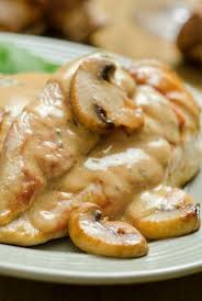 Deliciosas Pechugas De Pollo Con Salsa De Champinones Cremositas Mui Recetas En 2020 Pollo En Salsa De Champinones Pechugas En Salsa Salsa De Champinones