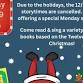 12 Days of Christmas... Gone Wild!  Storytime event in Seneca Falls, NY