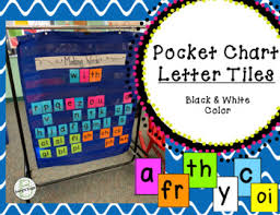 letter tiles pocket chart