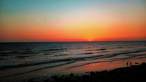 Tithal #Beach, Valsad 4 kilometers to the west of #Valsad town is the beach  along the Arabian Sea known as Tithal Beach. The black sand on this beach  is well-known. It is
