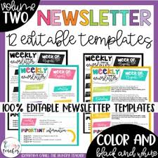 Maybe you would like to learn more about one of these? Editable Newsletter Templates Infographic Newsletters The Hungry Teacher