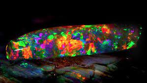 Opals are very soft and easily cracked in the shaping process. Virgin Rainbow Opal Literally Glows In The Dark