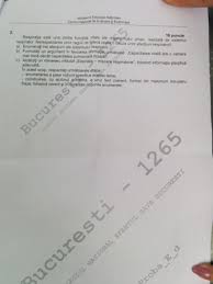 Maybe you would like to learn more about one of these? Bac 2014 Vezi Subiectele La Ultima Proba Scrisa