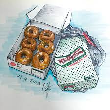Krispy Kreme Doughnuts From Korea By My Best Friend Krispy Kreme Krispy Kreme Doughnut I Am Awesome